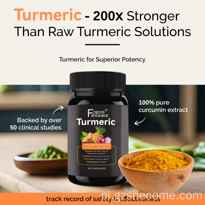 Organiczne ekstrakty z kurkumy na warunki zdrowotne